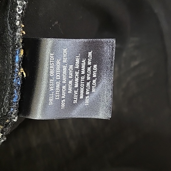 Anthro Akemi & Kin Calista Embroidered Bat Wing Lace Sleeve Top Fairycore Sz S - Picture 8 of 17